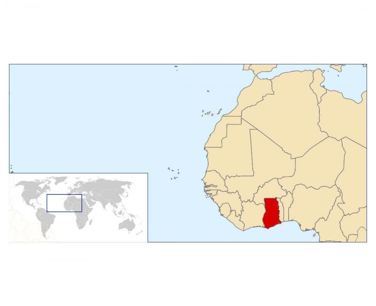 ghana asukoha kohta world map